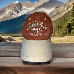 Cabela's 1961 Baseball Trucker Hat Cap Orange White Hunting Clean Gym Unisex Hat